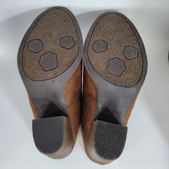 Carlos by Carlos Santana Hardyn Mules Brown Suede US Size 8M - Picture 7 of 8